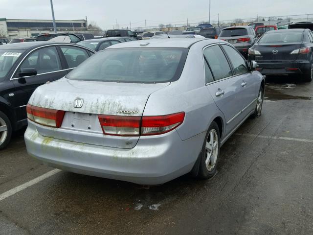 1HGCM56854A142809 - 2004 HONDA ACCORD EX SILVER photo 4