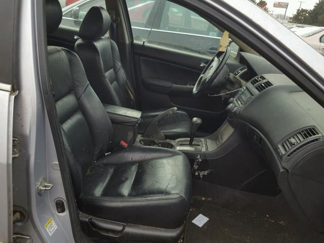 1HGCM56854A142809 - 2004 HONDA ACCORD EX SILVER photo 5