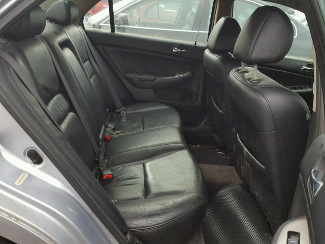 1HGCM56854A142809 - 2004 HONDA ACCORD EX SILVER photo 6