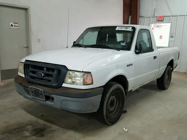 1FTYR10D65PA94286 - 2005 FORD RANGER WHITE photo 2