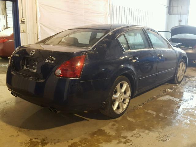 1N4BA41E75C808672 - 2005 NISSAN MAXIMA SE BLUE photo 4