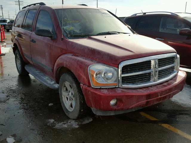 1D4HB48N66F148702 - 2006 DODGE DURANGO SL RED photo 1