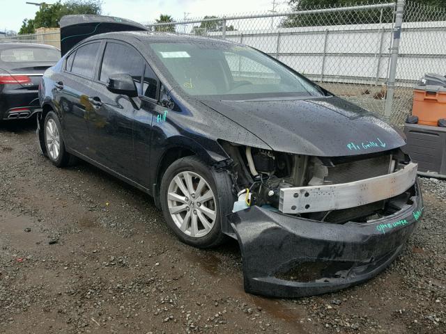 19XFB2F89CE301682 - 2012 HONDA CIVIC EX შავი ფოტო 1