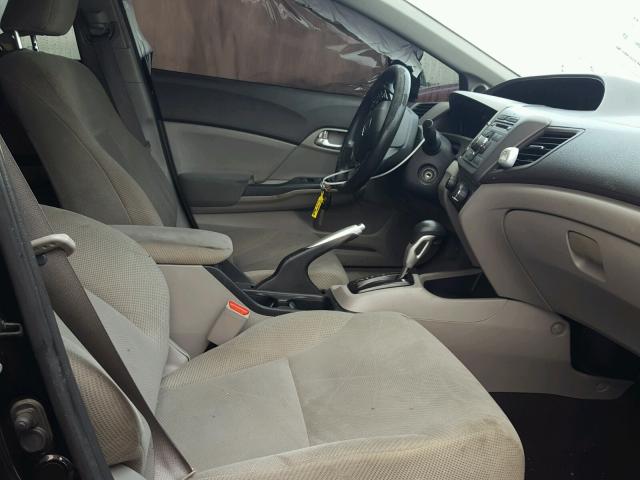19XFB2F89CE301682 - 2012 HONDA CIVIC EX შავი ფოტო 5