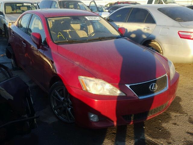 JTHBE262682013378 - 2008 LEXUS IS 350 RED photo 1