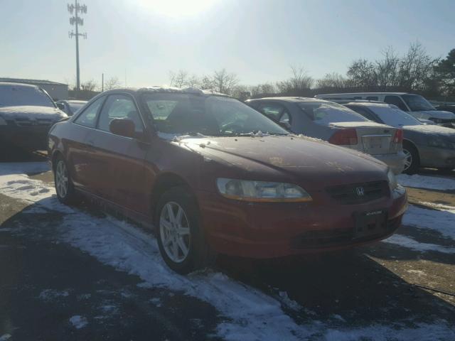 1HGCG2256YA029586 - 2000 HONDA ACCORD EX RED photo 1