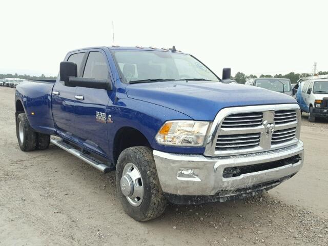 3C63RRHL2GG335344 - 2016 RAM 3500 SLT BLUE photo 1