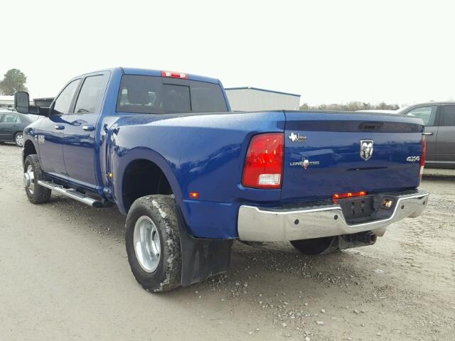 3C63RRHL2GG335344 - 2016 RAM 3500 SLT BLUE photo 3