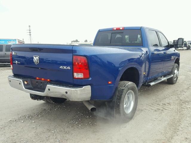 3C63RRHL2GG335344 - 2016 RAM 3500 SLT BLUE photo 4