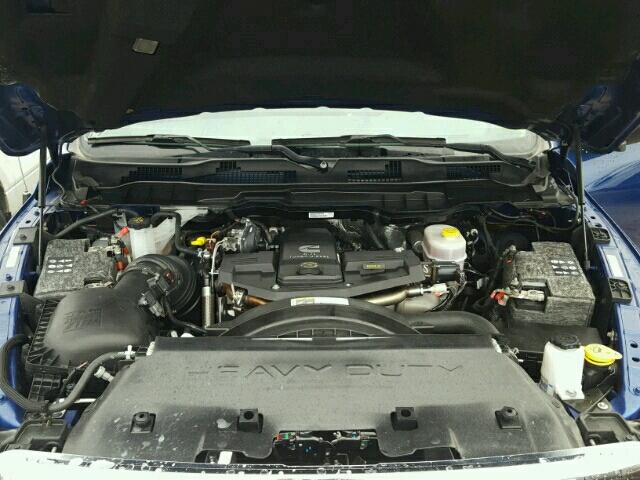 3C63RRHL2GG335344 - 2016 RAM 3500 SLT BLUE photo 7