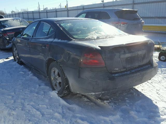 2G2WP522051352237 - 2005 PONTIAC GRAND PRIX BLACK photo 3