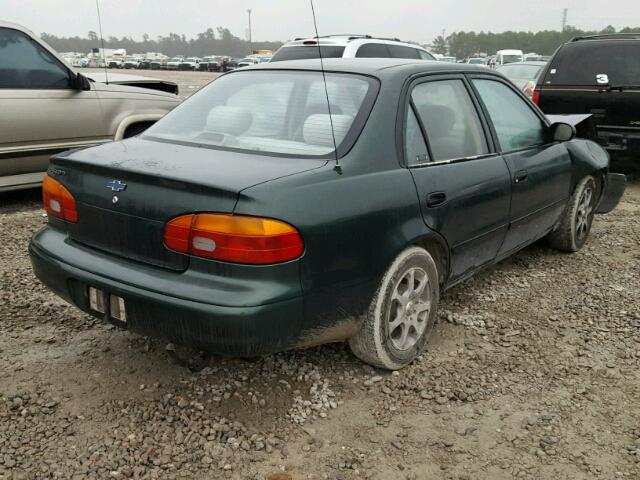 1Y1SK528X1Z417007 - 2001 CHEVROLET GEO PRIZM 绿色 照片 4