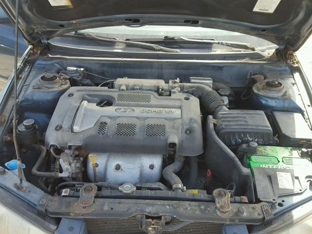 KMHDN45D23U641200 - 2003 HYUNDAI ELANTRA GL GREEN photo 7