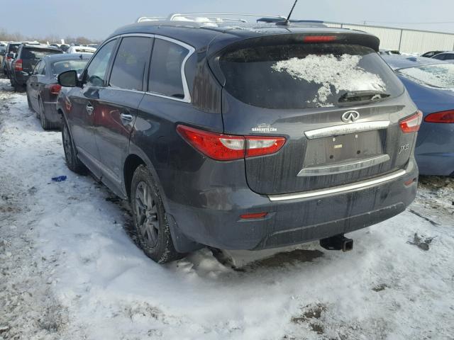 5N1AL0MM7DC345714 - 2013 INFINITI JX35 BASE GRAY photo 3