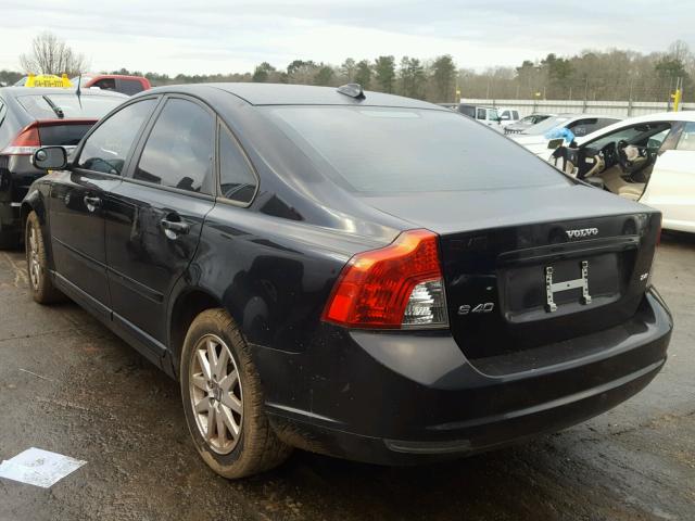 YV1MS382082406809 - 2008 VOLVO S40 2.4I BLACK photo 3