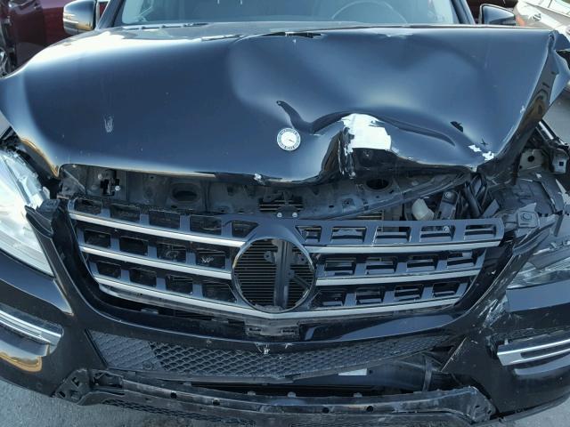 4JGDA5HB6CA026937 - 2012 MERCEDES-BENZ ML 350 4MA BLACK photo 7