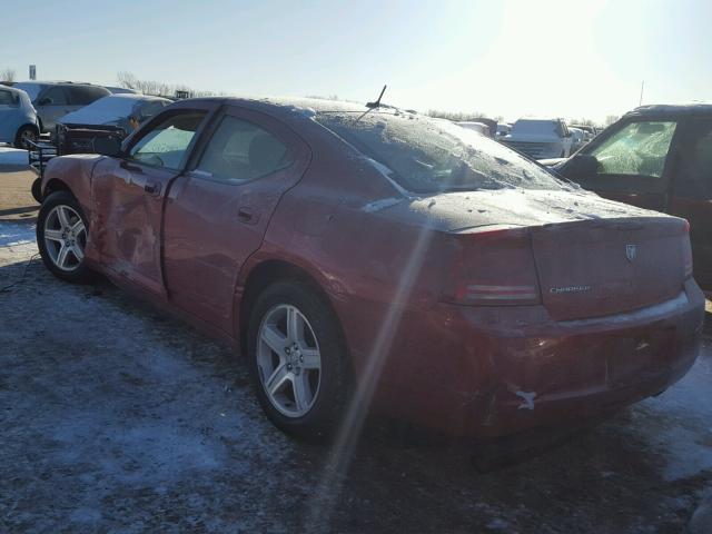 2B3KA43G48H228792 - 2008 DODGE CHARGER BURGUNDY photo 3