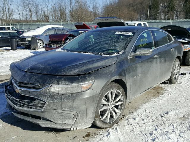 1G1ZE5ST8HF283830 - 2017 CHEVROLET MALIBU LT CHARCOAL photo 2