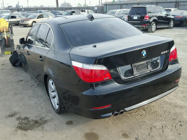 WBANU53588CT05946 - 2008 BMW 528 I BLACK photo 3