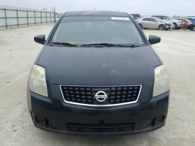 3N1AB61E78L629560 - 2008 NISSAN SENTRA 2.0 BLACK photo 9