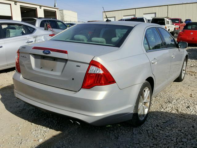 3FAHP0HA2AR404064 - 2010 FORD FUSION SE TAN photo 4