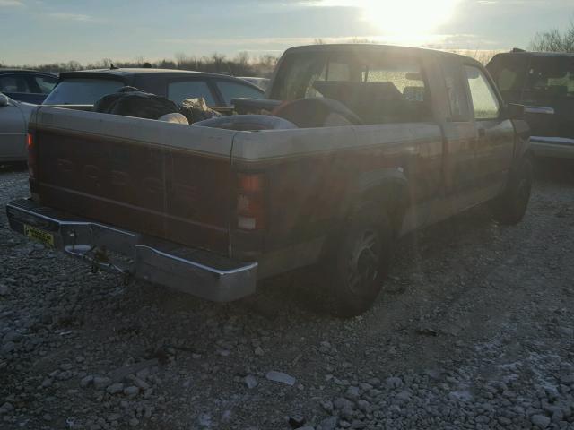 1B7FL23X6PS136637 - 1993 DODGE DAKOTA BROWN photo 4