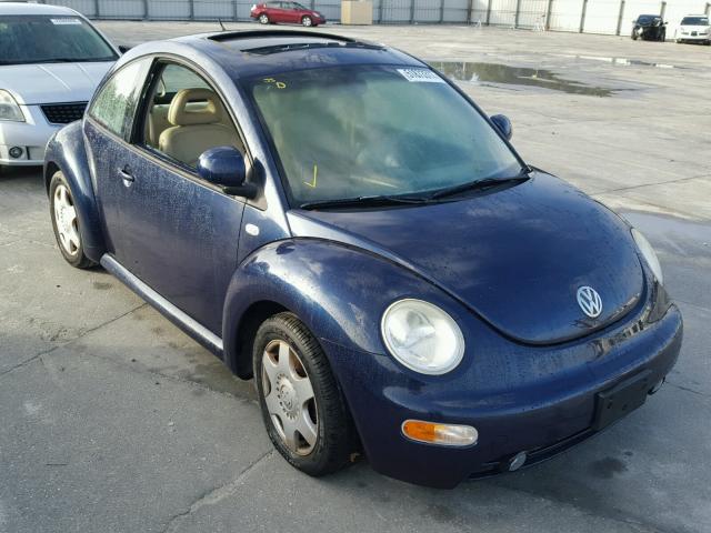 3VWDD21CXYM412572 - 2000 VOLKSWAGEN NEW BEETLE BLUE photo 1