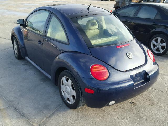 3VWDD21CXYM412572 - 2000 VOLKSWAGEN NEW BEETLE BLUE photo 3