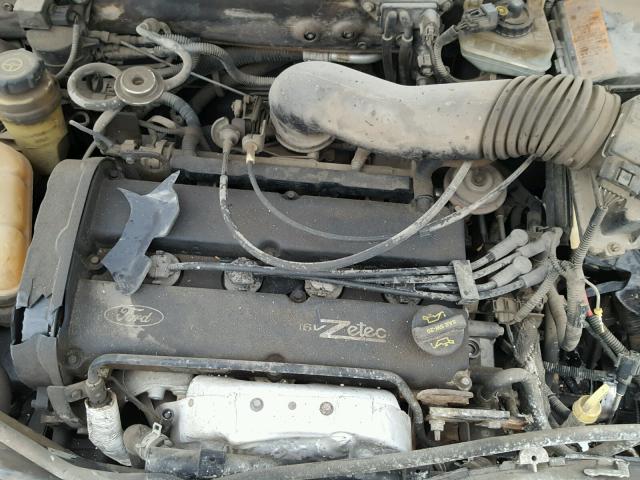 1FAFP34302W307203 - 2002 FORD FOCUS SE GRAY photo 7