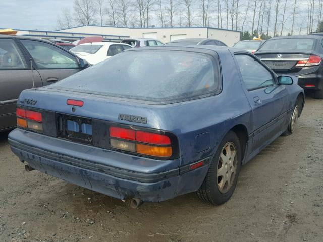 JM1FC3319J0618331 - 1988 MAZDA RX7 BLUE photo 4