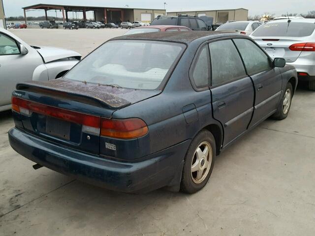 4S3BD4354V6200475 - 1997 SUBARU LEGACY L GREEN photo 4