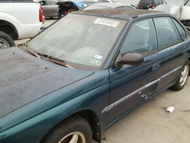 4S3BD4354V6200475 - 1997 SUBARU LEGACY L GREEN photo 9