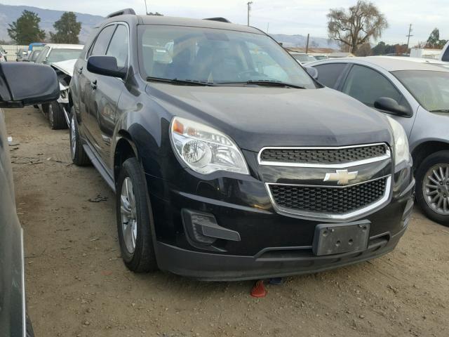 2GNALDEK1C6224104 - 2012 CHEVROLET EQUINOX LT BLACK photo 1