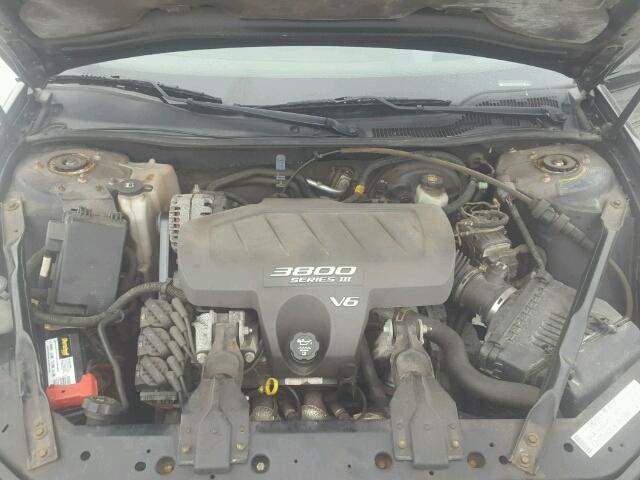 2G2WS522X41129278 - 2004 PONTIAC GRAND PRIX BLACK photo 7