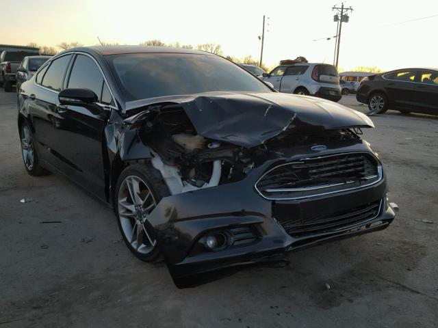 3FA6P0K93ER311386 - 2014 FORD FUSION TIT BLACK photo 1