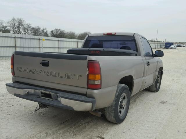 1GCEC14W0YZ361432 - 2000 CHEVROLET SILVERADO BROWN photo 4