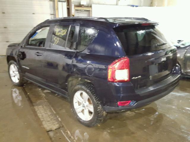 1J4NF1FBXBD154949 - 2011 JEEP COMPASS SP BLUE photo 3