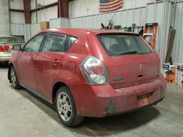 5Y2SP6E0XAZ419812 - 2010 PONTIAC VIBE RED photo 3