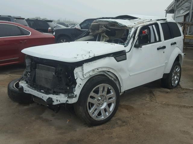 1D4PT4GK1BW585291 - 2011 DODGE NITRO HEAT WHITE photo 2