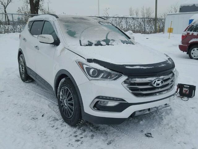 5XYZUDLA1HG393388 - 2017 HYUNDAI SANTA FE S WHITE photo 1