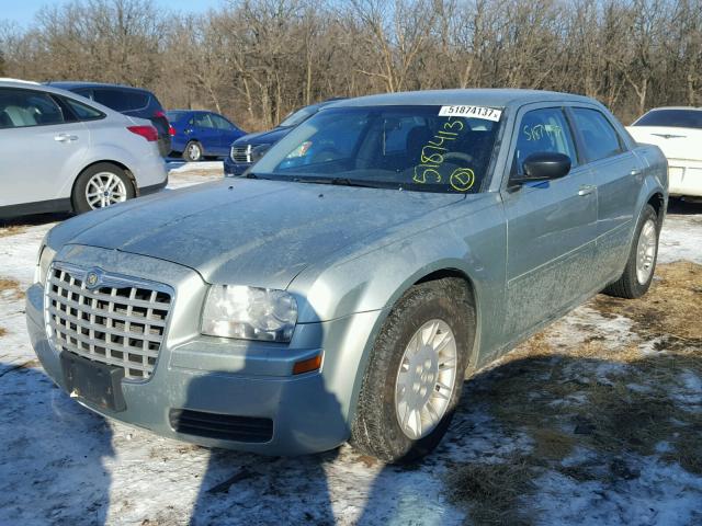 2C3KA43R66H413718 - 2006 CHRYSLER 300 GREEN photo 2