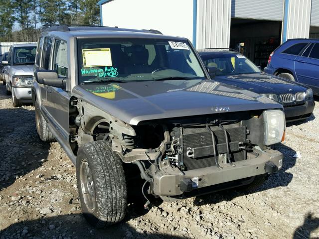 1J8HH48N06C144392 - 2006 JEEP COMMANDER GOLD photo 1