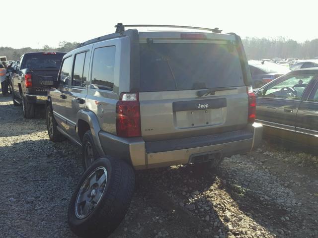1J8HH48N06C144392 - 2006 JEEP COMMANDER GOLD photo 3