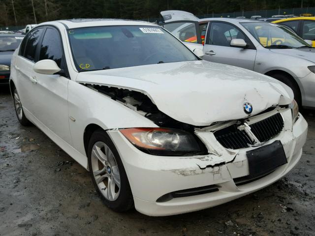 WBAVA33558KX84829 - 2008 BMW 328 I WHITE photo 1