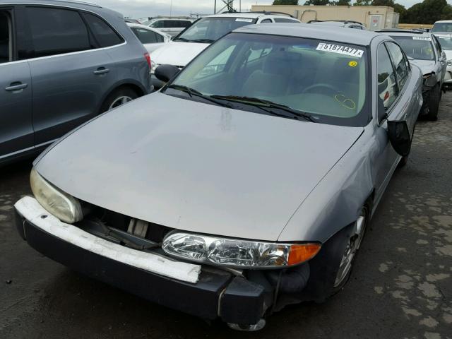 1G3NL52E1YC326323 - 2000 OLDSMOBILE ALERO GL SILVER photo 2