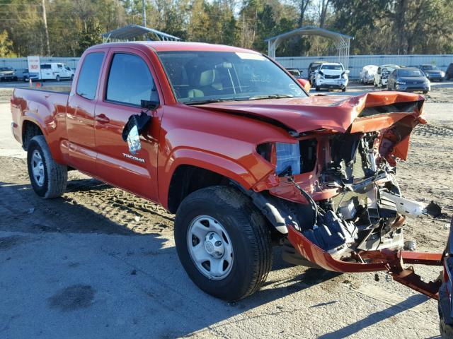 5TFSX5EN9HX050548 - 2017 TOYOTA TACOMA ACC ORANGE photo 1