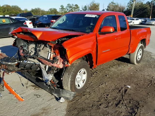 5TFSX5EN9HX050548 - 2017 TOYOTA TACOMA ACC ORANGE photo 2