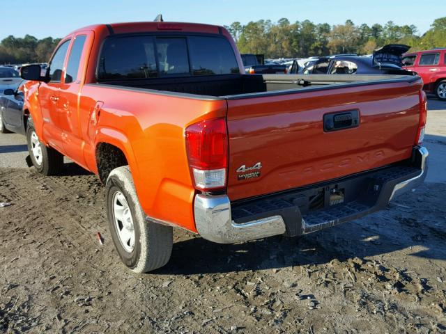 5TFSX5EN9HX050548 - 2017 TOYOTA TACOMA ACC ORANGE photo 3