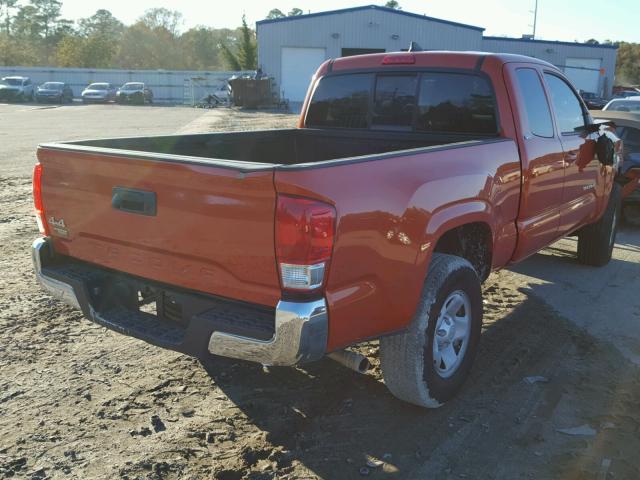 5TFSX5EN9HX050548 - 2017 TOYOTA TACOMA ACC ORANGE photo 4