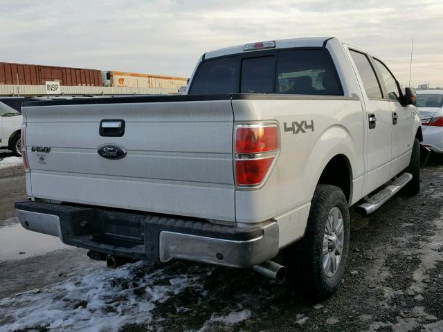 1FTFW1ET3CFC58287 - 2012 FORD F150 SUPER WHITE photo 4